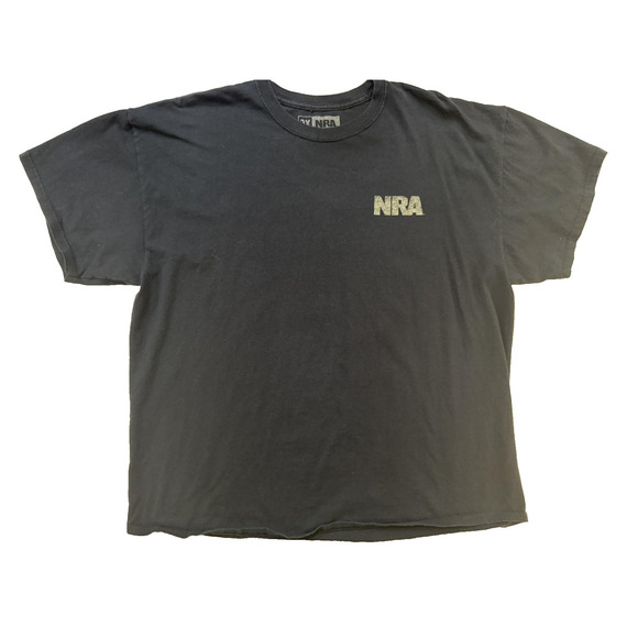 NRA Shirt Mens 2XL Black Don't Tread On Me National Rifle Assoc Back Graphic Hit - Picture 4 of 7